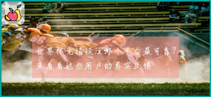 世界杯竞猜投注哪个平台最可靠？来看看这些用户的真实反馈