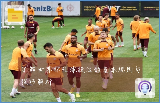 了解世界杯让球投注的基本规则与技巧解析