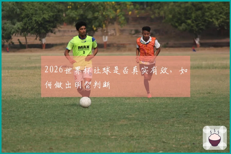 2026世界杯让球是否真实有效，如何做出明智判断